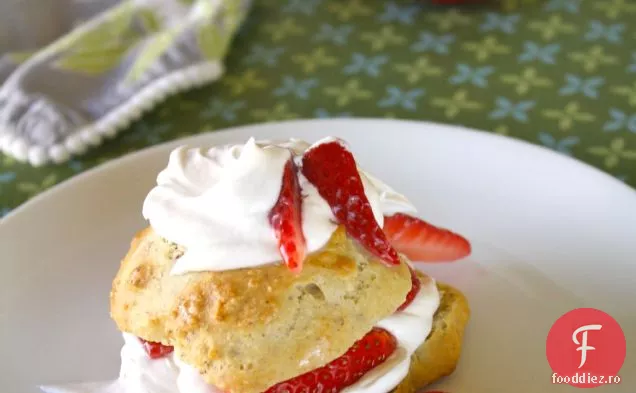 Vegan Strawberry Shortcake Cu Frisca