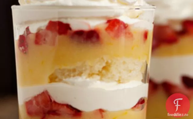 Parfaits de lămâie-căpșuni