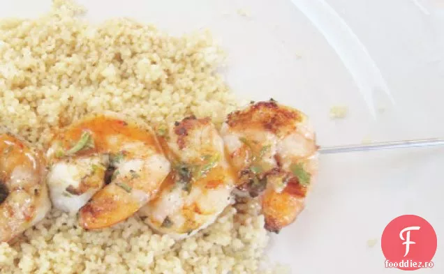 Creveți la grătar cu sos de citrice-sambal-oelek