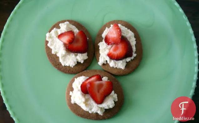Tartele cu căpșuni-ricotta
