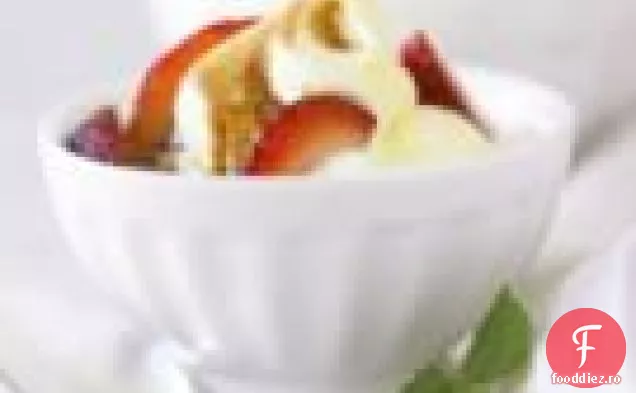 Gelato Cu Ulei De Măsline Cu Căpșuni Balsamice