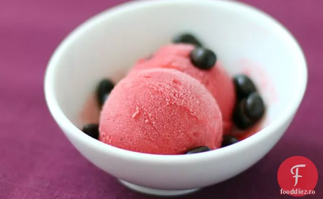 Sorbet De Rodie Cu Căpșuni