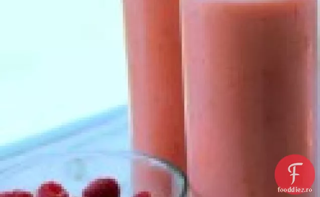 Smoothie cu zmeură-mango