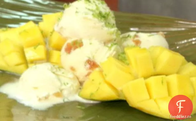 Mango cu sirop de ghimbir-menta