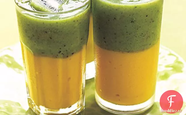 Ceai verde-Smoothie cu Kiwi și Mango