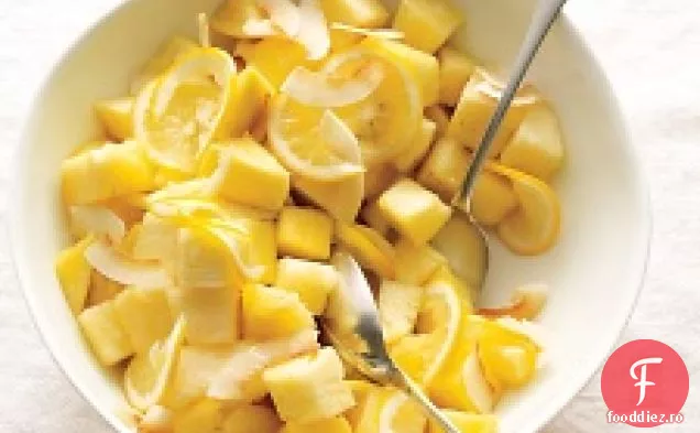 Salată De Ananas, Mango Și Lămâie Meyer