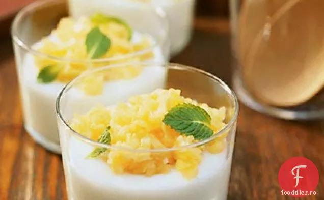 Budinca de Cardamom cu Mango