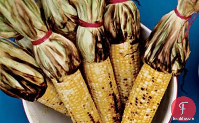 Porumb la grătar cu unt de Mango-Habanero