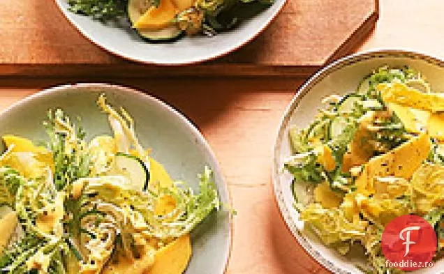 Verdeață Mixtă Cu Vinetă De Mango