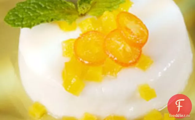 Tembleque cu gust de Mango-kumquat