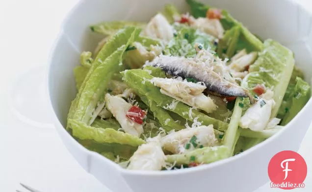 Salată de Crab cu vinaigretă Caesar