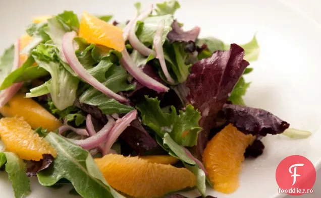 Salată De Portocale Mango Cu Verdeață Mixtă