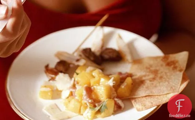 Salată de Prosciutto, Mango și parmezan