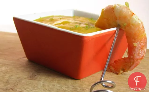 Creveți Thailandezi Picante Cu Sos De Mango