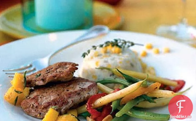 Filet de porc cu Salsa proaspătă de Mango