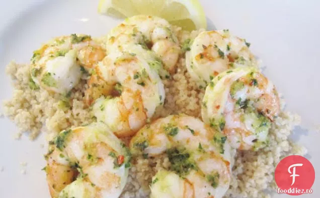 Lemony Herb-creveți Jumbo la grătar