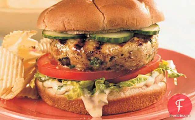 Burgeri de curcan Thailandezi cu maioneză de Mango