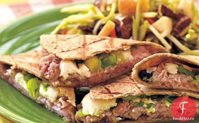 Quesadillas de șuncă și Mango la grătar
