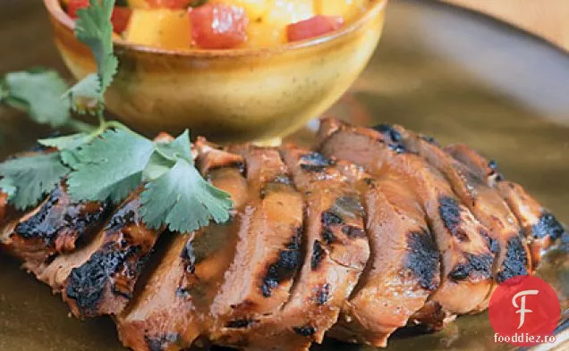 Rață la grătar cu Salsa de Mango