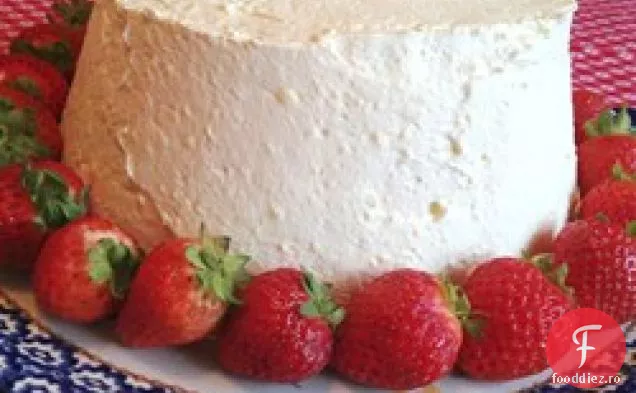 Tort De Mâncare Înger Cu Sos De Caramel