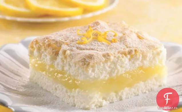 Lemon Angel Food Cake Squares