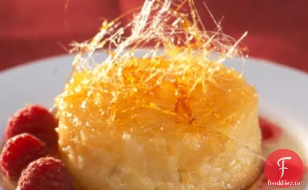Caramel de pere la cuptor cu sos de fructe de pădure