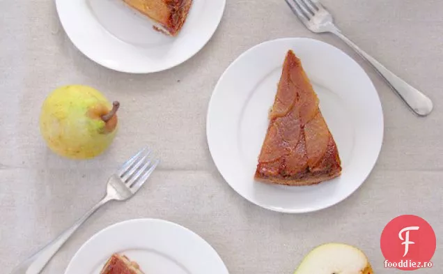 Caramel Pear Torte