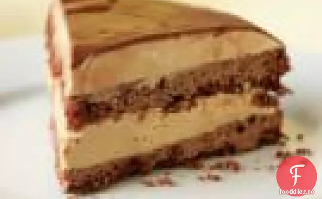 Tort De Înghețată Caramel Cu Ganache De Ciocolată