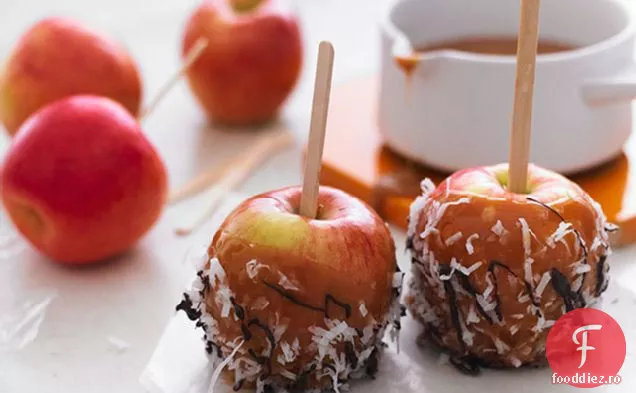 Mere Caramel cu nucă de cocos și ciocolată