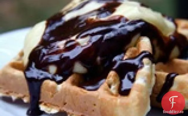 Boston Cream Pie Waffle
