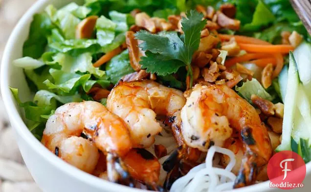 Vietnameză BBQ creveți Vermicelli