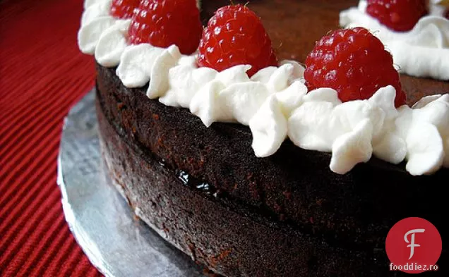 Tort Brownie Cu Zmeură De Ciocolată