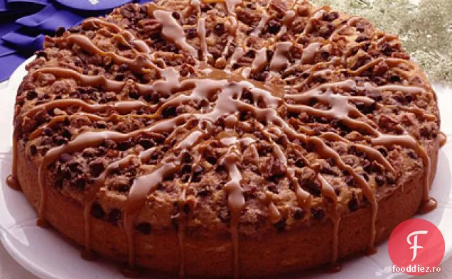 Tort De Cafea Streusel Cu Ciocolată Caramel