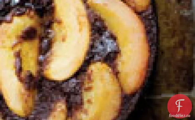 Tort De Ciocolată Cu Pere Cu Capul În Jos