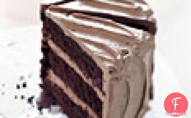 Tort de ciocolată cu glazură de ciocolată cu lapte Caramel