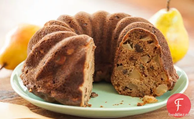 Tort Bundt cu pere naturale