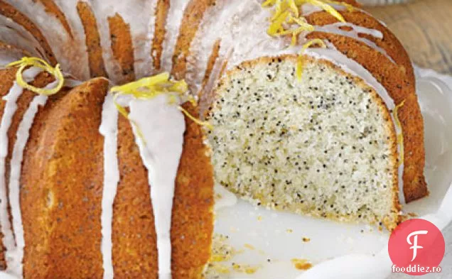 Tort Bundt Cu Semințe De Lămâie-Mac