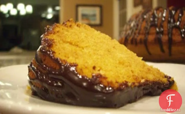 Tort De Dovleac Bundt Cu Glazură De Ciocolată