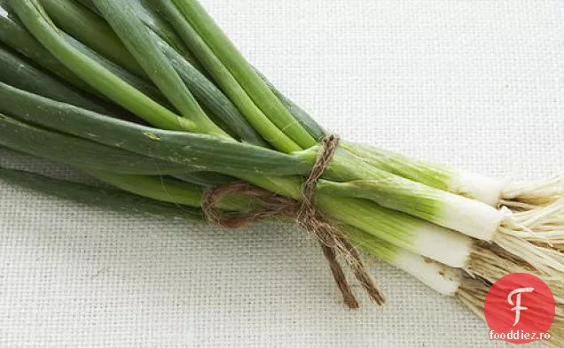 Creveți la cuptor cu Scallions, roșii și Feta