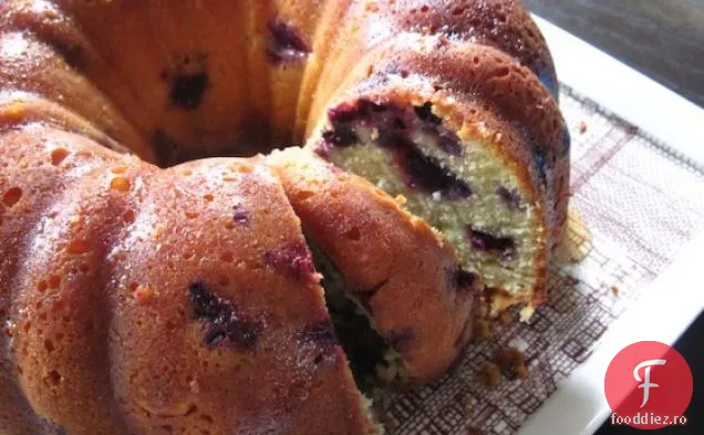 Tort Bundt Cu Firimituri De Afine Cu Lămâie