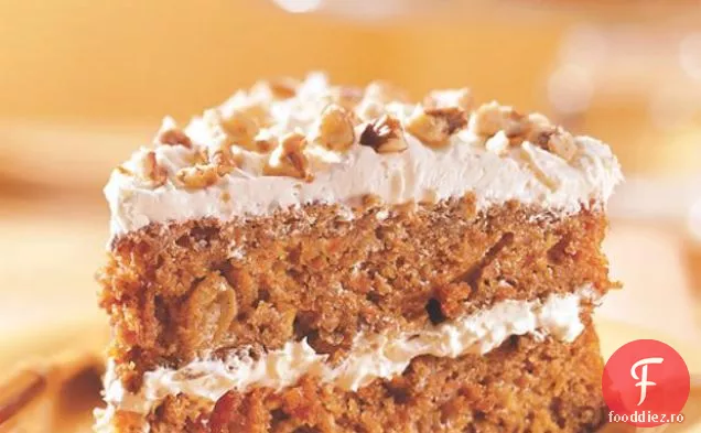 Tort De Morcovi Cu Glazură De Brânză Cremă