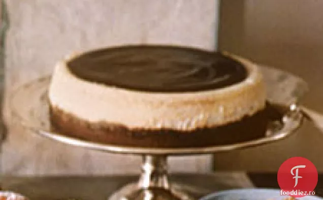 Cheesecake De Vanilie Cu Glazură De Ciocolată