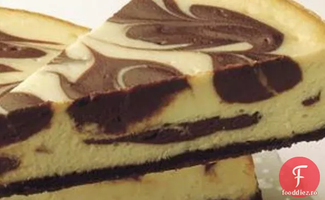 Cheesecake Cu Marmură De Ciocolată