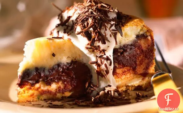 Cheesecake Cald Umplut Cu Fudge