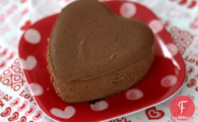 Cheesecake De Ciocolată Dulce-Amăruie Cu O Crustă Speculoos