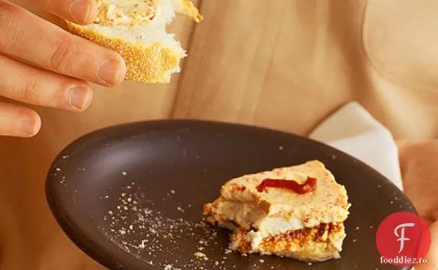 Cheesecake Pesto Cu Piper Prăjit