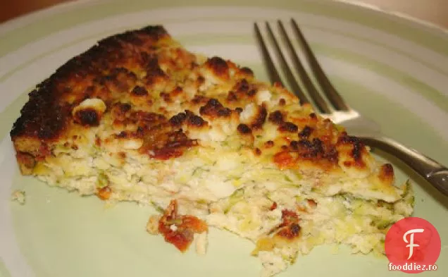 Cheesecake cu dovlecei, Ricotta și roșii uscate la soare