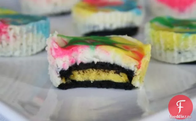 Cheesecakes Oreo vopsite în Tye