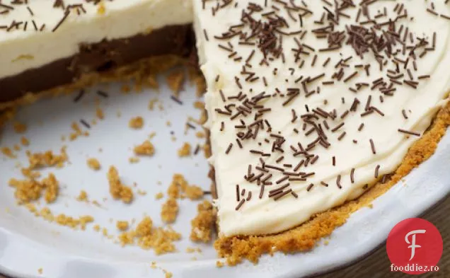 Cheesecake Cu Aluat De Prăjituri Cu Ciocolată Fără Coacere