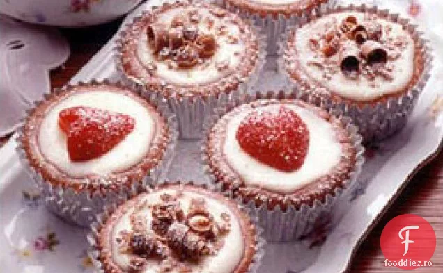Mini Cheesecakes Simple Cu Cacao